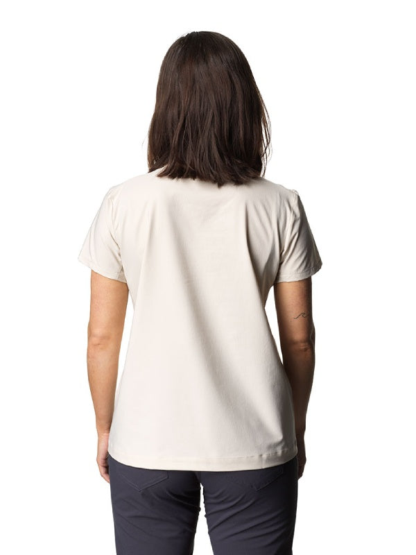 Women's Cover Tee #Foggy Mountain [840016]｜HOUDINI – moderate