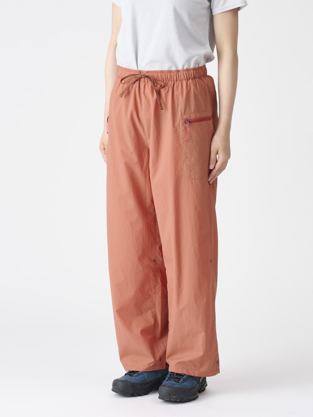 Women's Hutte Wide Pant #マンゴ [12071]｜AXESQUIN