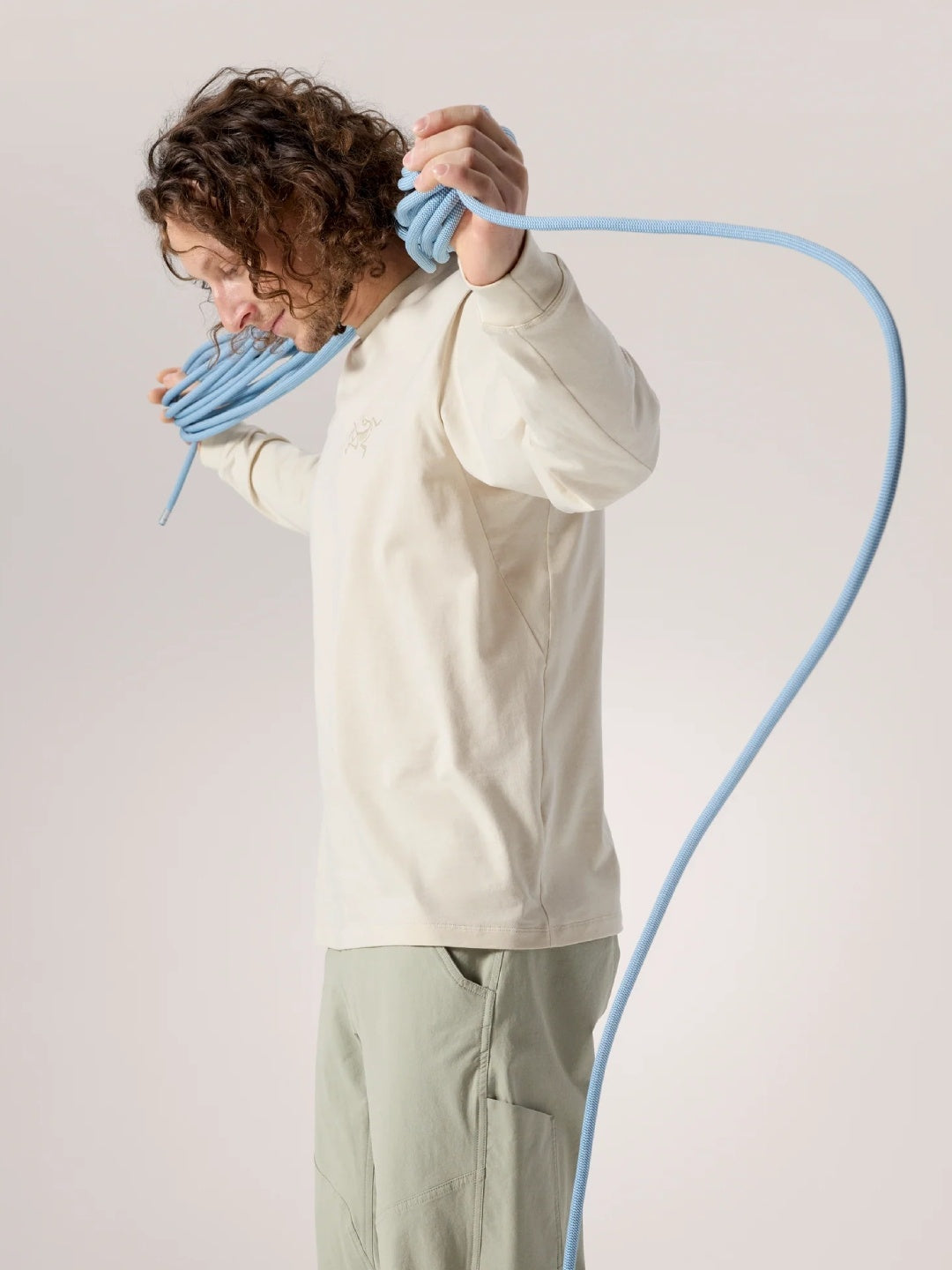 Kragg SL Cotton LS #Sea Salt [X00000953609]｜ARC'TERYX