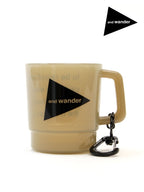 and wander logo PP mug #beige [5744987701]｜and wander