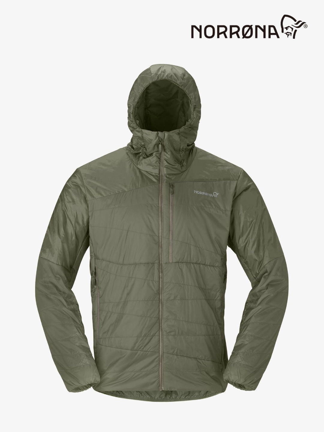 【Men】falketind thermo40 Zip Hood #Deep Lichen Green [1814-24]｜Norrona