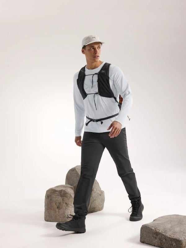 Cormac Logo LS M #Solitude Heather / Void [X00000845205]｜ARC'TERYX