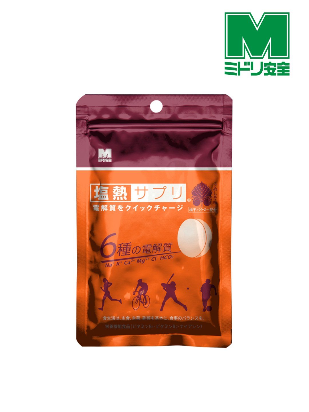 塩熱サプリ うめしそ味 [22222]｜ミドリ安全