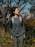 Smooth Wool T-Shirt Long Sleeve 2 #Wool Beige｜HERENESS