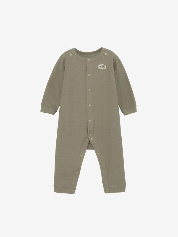 Baby L/S Rompers & 2P Bib #MR [NTB82402]｜THE NORTH FACE