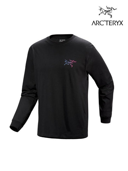 Kragg Cotton Heatmap LS M #Black/Multi [X00000848201]｜ARC'TERYX