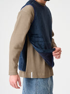 ハイロフトフリースのベスト #アオニビ [021107]｜AXESQUIN