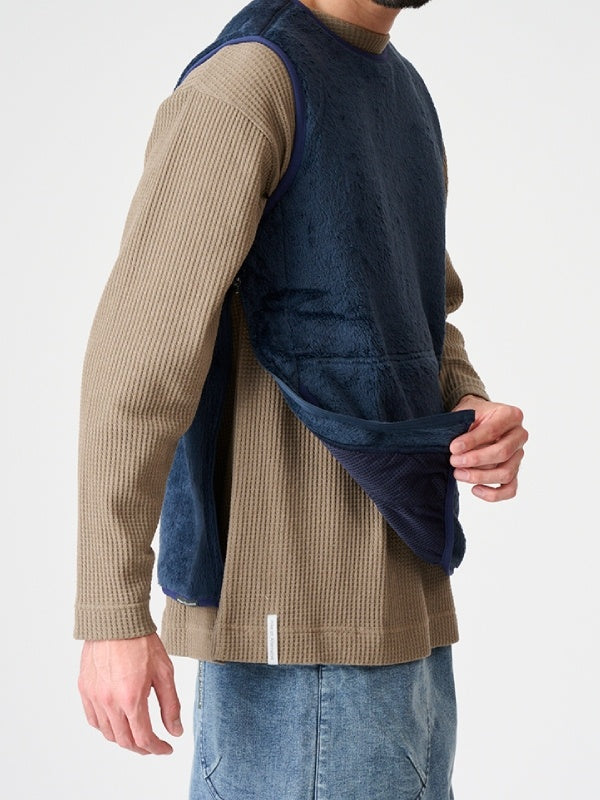 ハイロフトフリースのベスト #アオニビ [021107]｜AXESQUIN