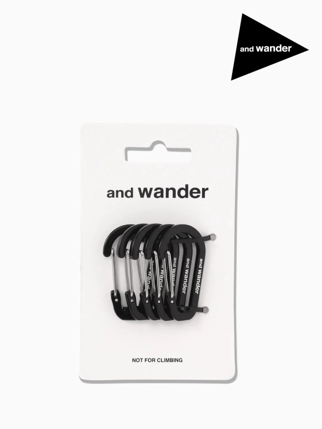 mini carabiner set #black [5987289]｜and wander
