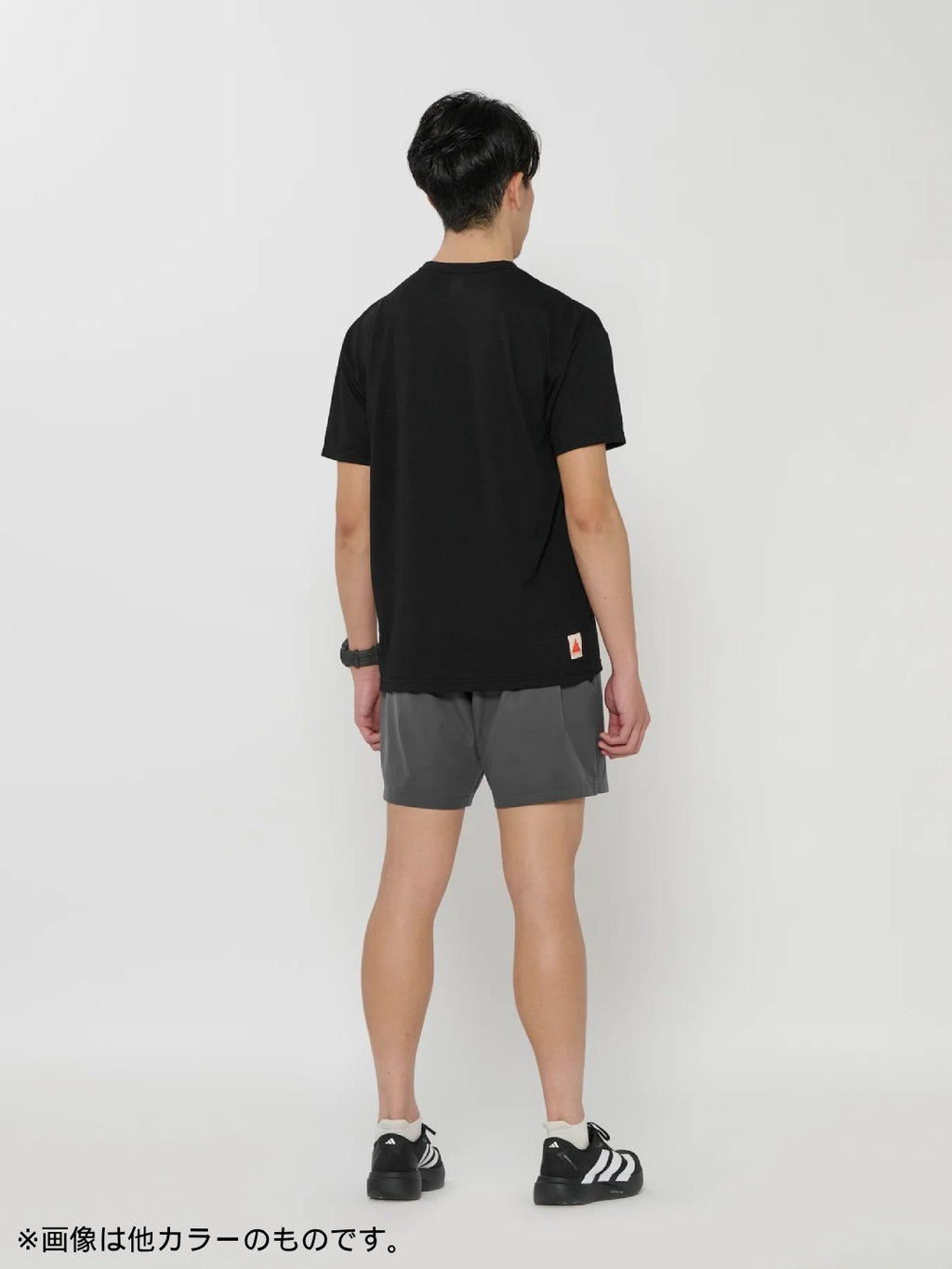 Wool Mesh T-shirt #STRATA GRAY [hu-10010]｜HERENESS