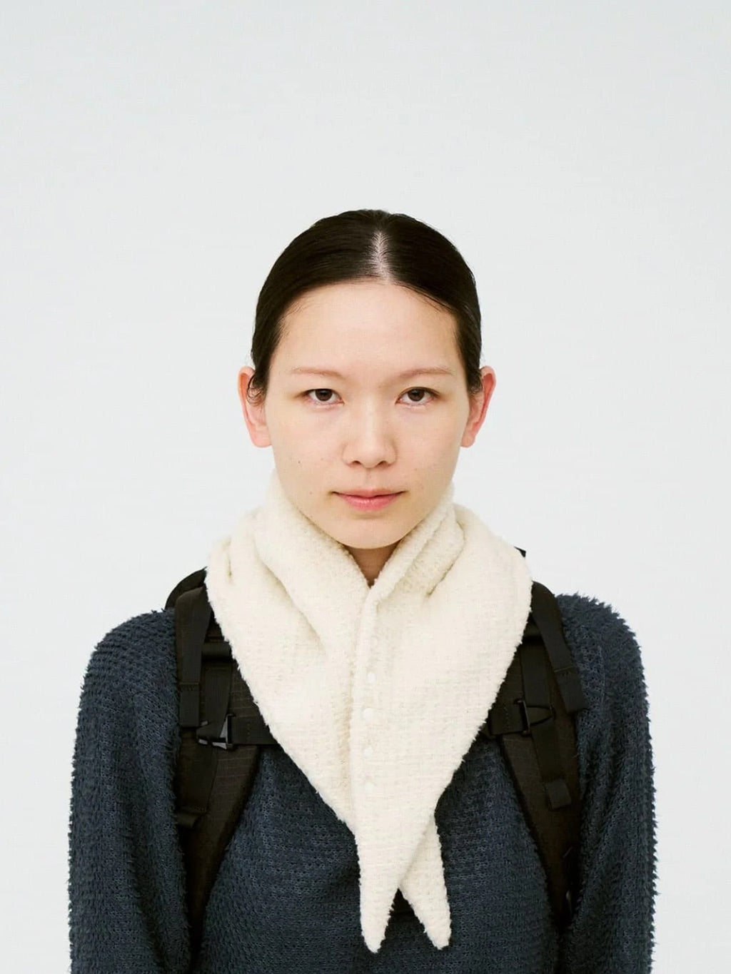 Alpha Stole #Ivory [HL-1108(PE)]｜halo commodity