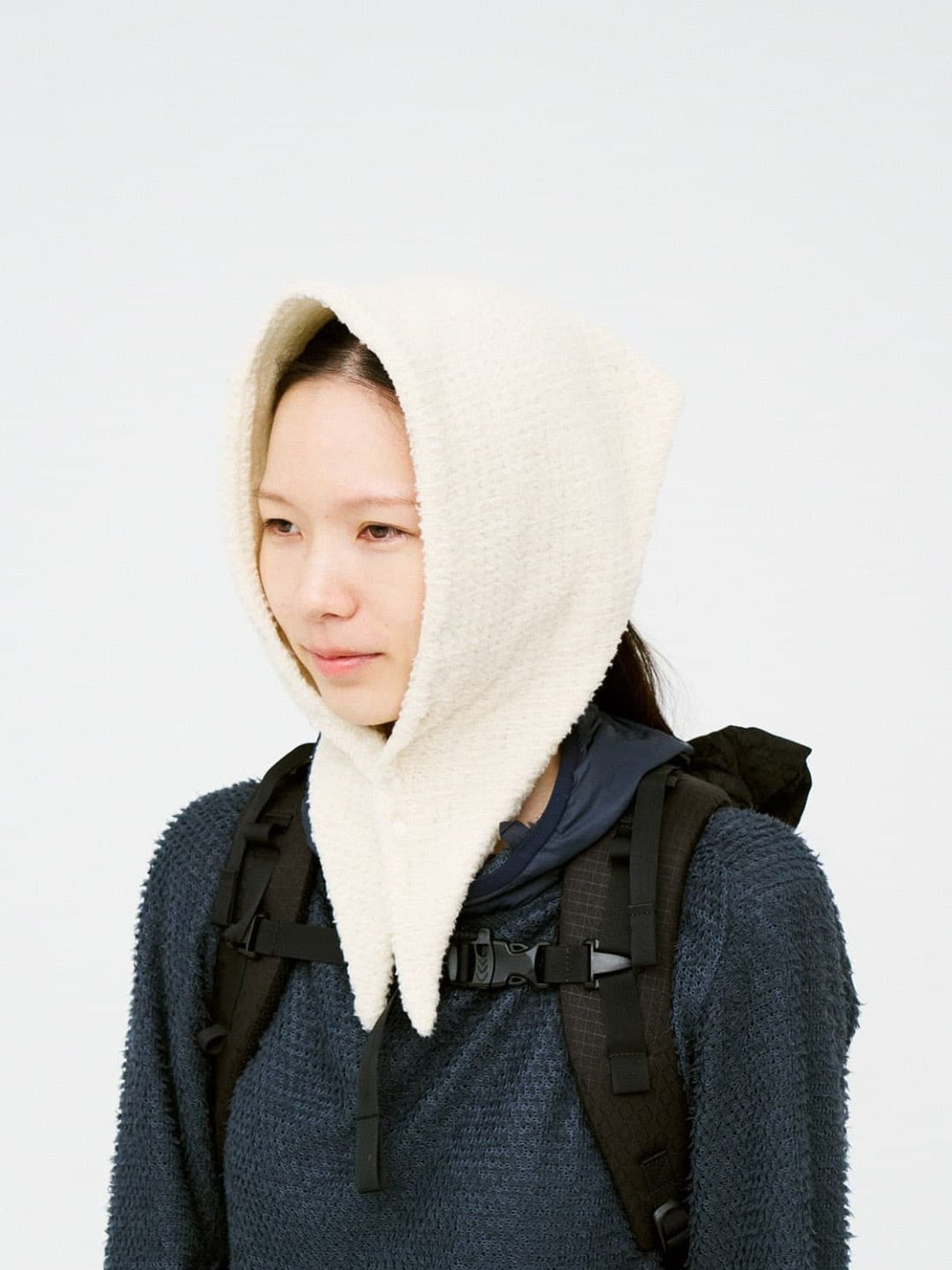 Alpha Stole #Ivory [HL-1108(PE)]｜halo commodity