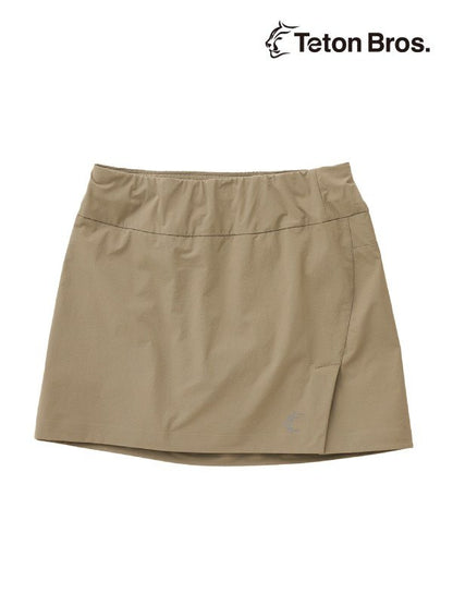Women's Run Skirt #Light Brown [TB241-530]｜Teton Bros.【決算セール】