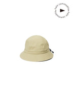 Salt Slit Hat #Beige [h263-491]｜halo commodity