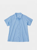 女士竹纤维短袖衬衫 #浅蓝色 | Yama to Michi