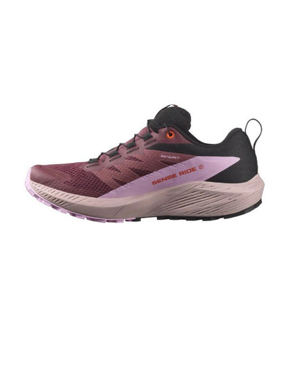 Women's SENSE RIDE 5 GTX #Catawba Grape/Orchid Bouquet/Cherry Tomato [L47592300]｜SALOMON