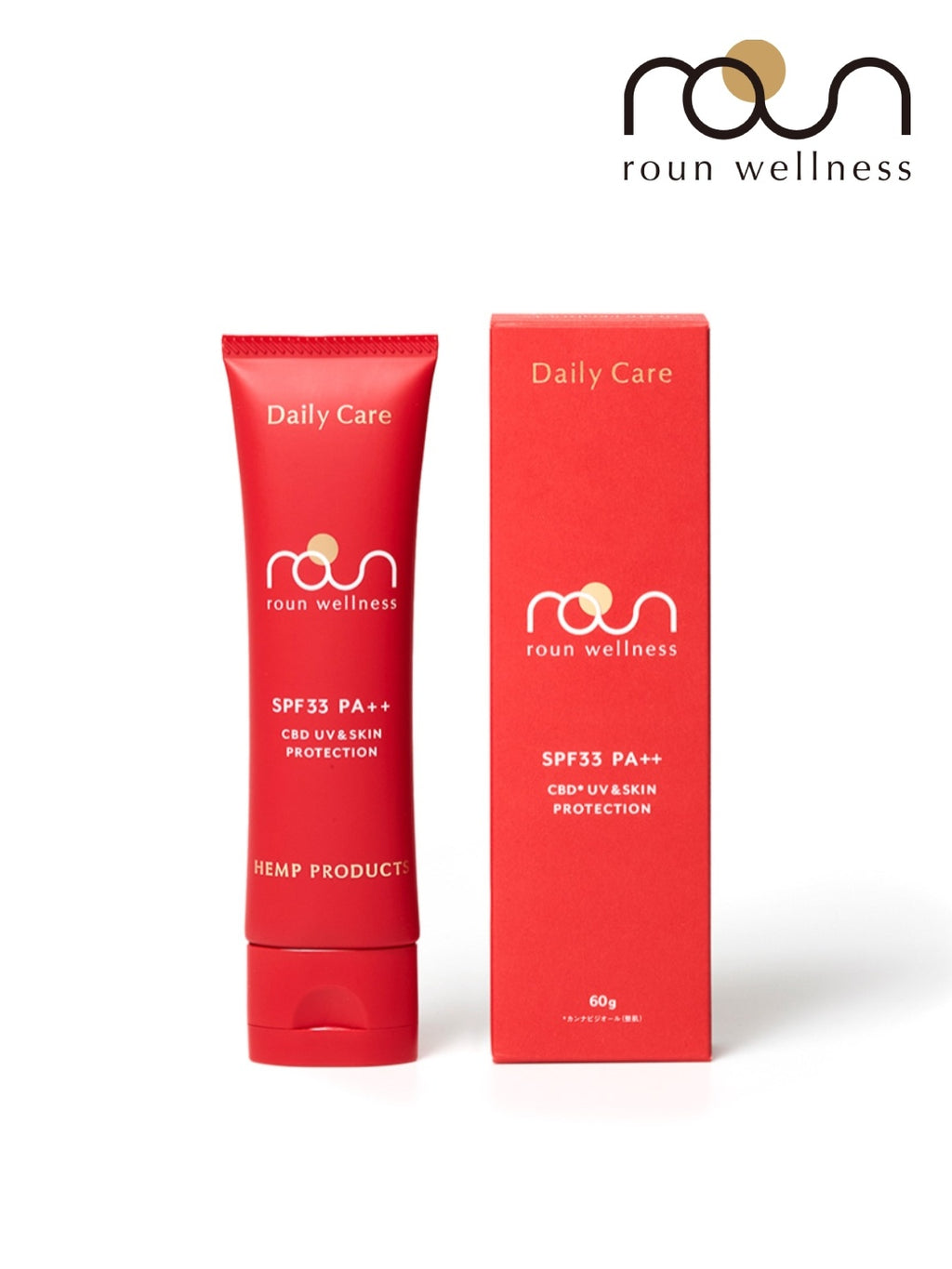 CBD デイリーUV&スキンプロテクション [uv-33-roun]｜roun