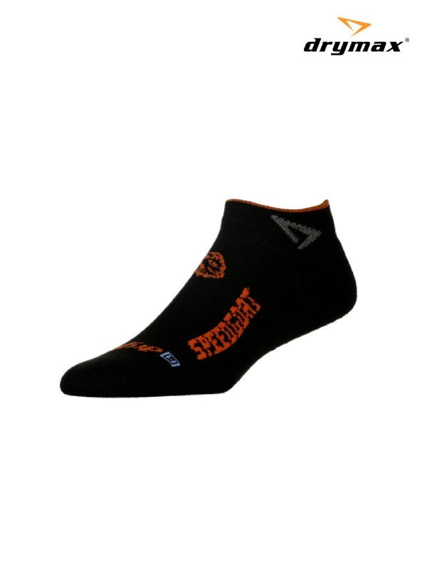 LiteTrail Running MiniCrew #Black/Foliage Green/Orange-speed goat- [DRY233-018023-BLK004]｜DRYMAX
