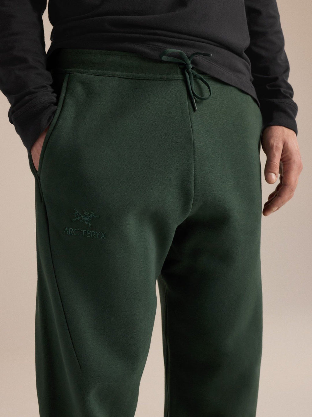 【Men】Emblem Fleece Jogger M #Dark Jade [X00001039304]｜ARC'TERYX