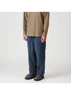 ヴィンテージナイロンのカーブパンツ #アオニビ [022040]｜AXESQUIN