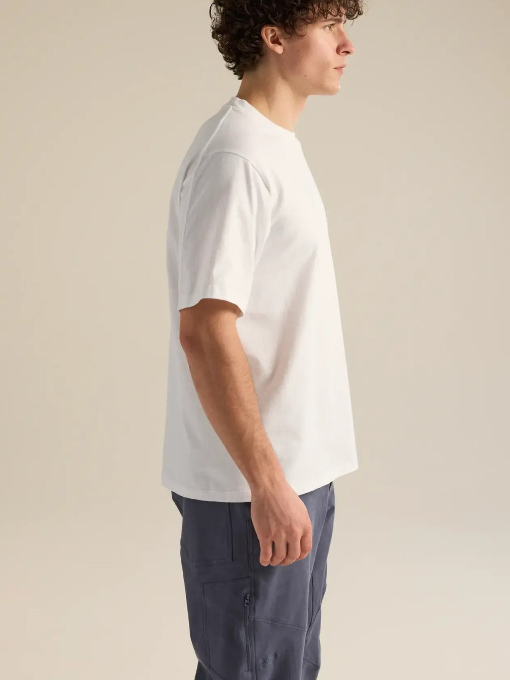 【Men】Kragg Cotton Emblem Crew SS M #White Light [X00001070203]｜ARC'TERYX