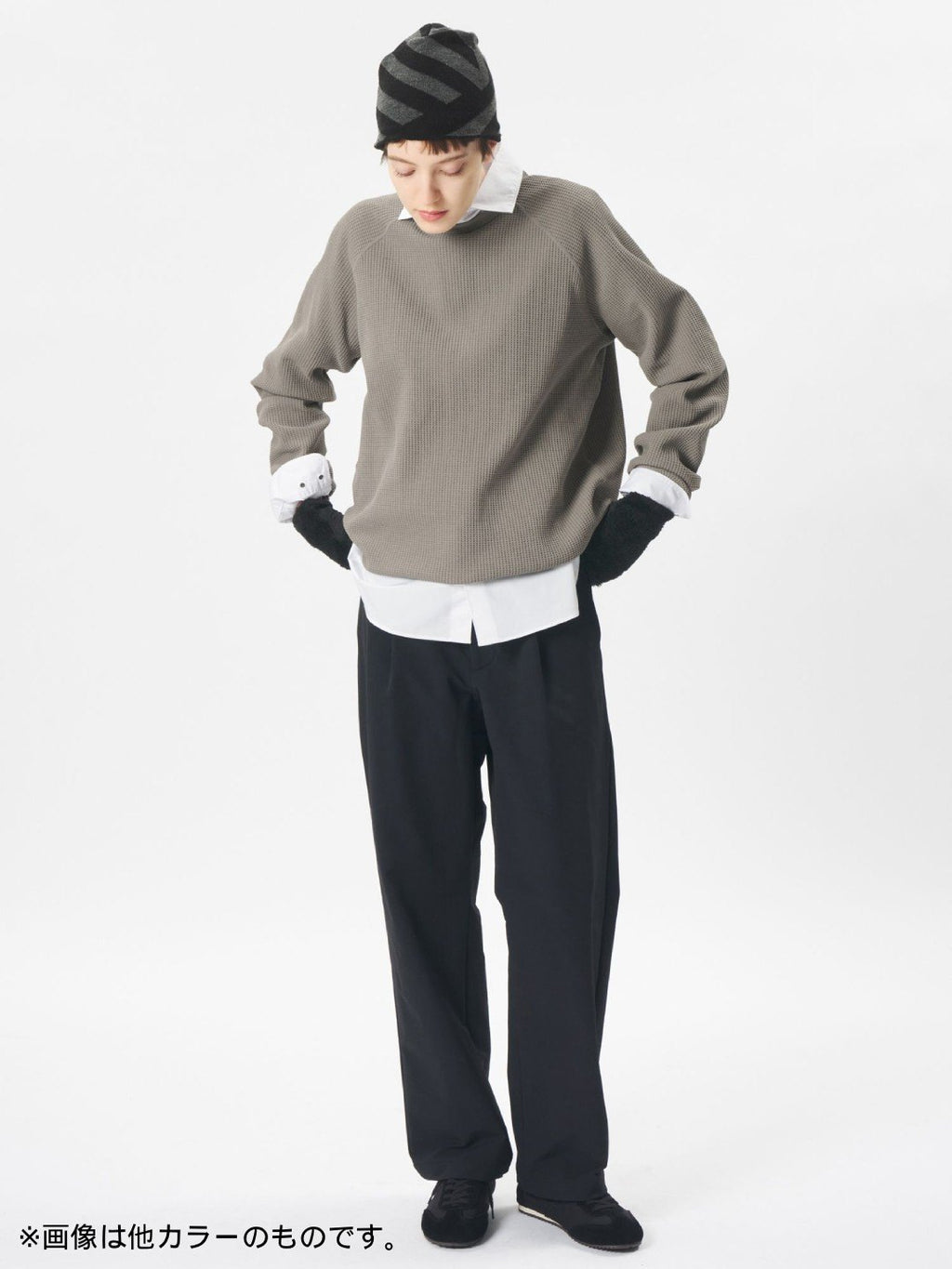 WF Light L/S T-shirt #INK NAVY [GL45142]｜GOLDWIN