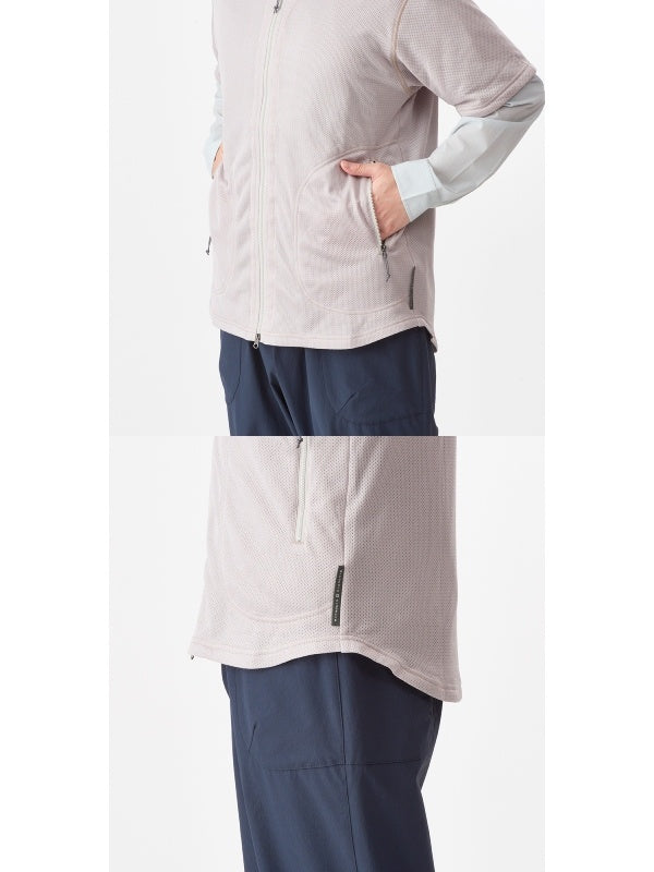 オクタの半袖カーディガン #ハイイロ [21095]｜AXESQUIN