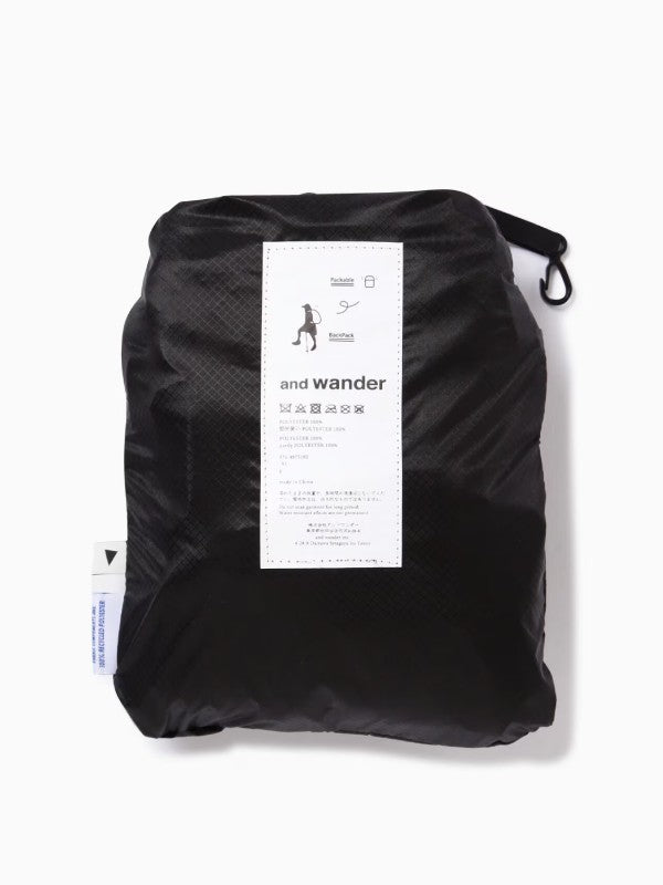 ECOPAK 20L daypack #010/black [4975192]｜and wander