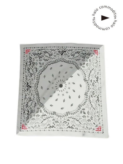 Bandanna #Mountain GY/WH [h243-901]｜halo commodity