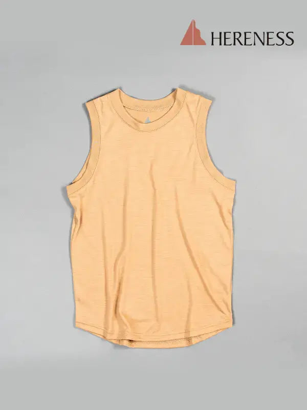 Dry Wool Tank #Camel Brown [hm-10004]｜HERENESS