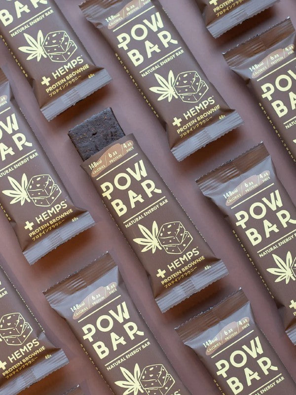 POW BAR #＋HEMPS PROTEIN BROWNIE｜POW BAR
