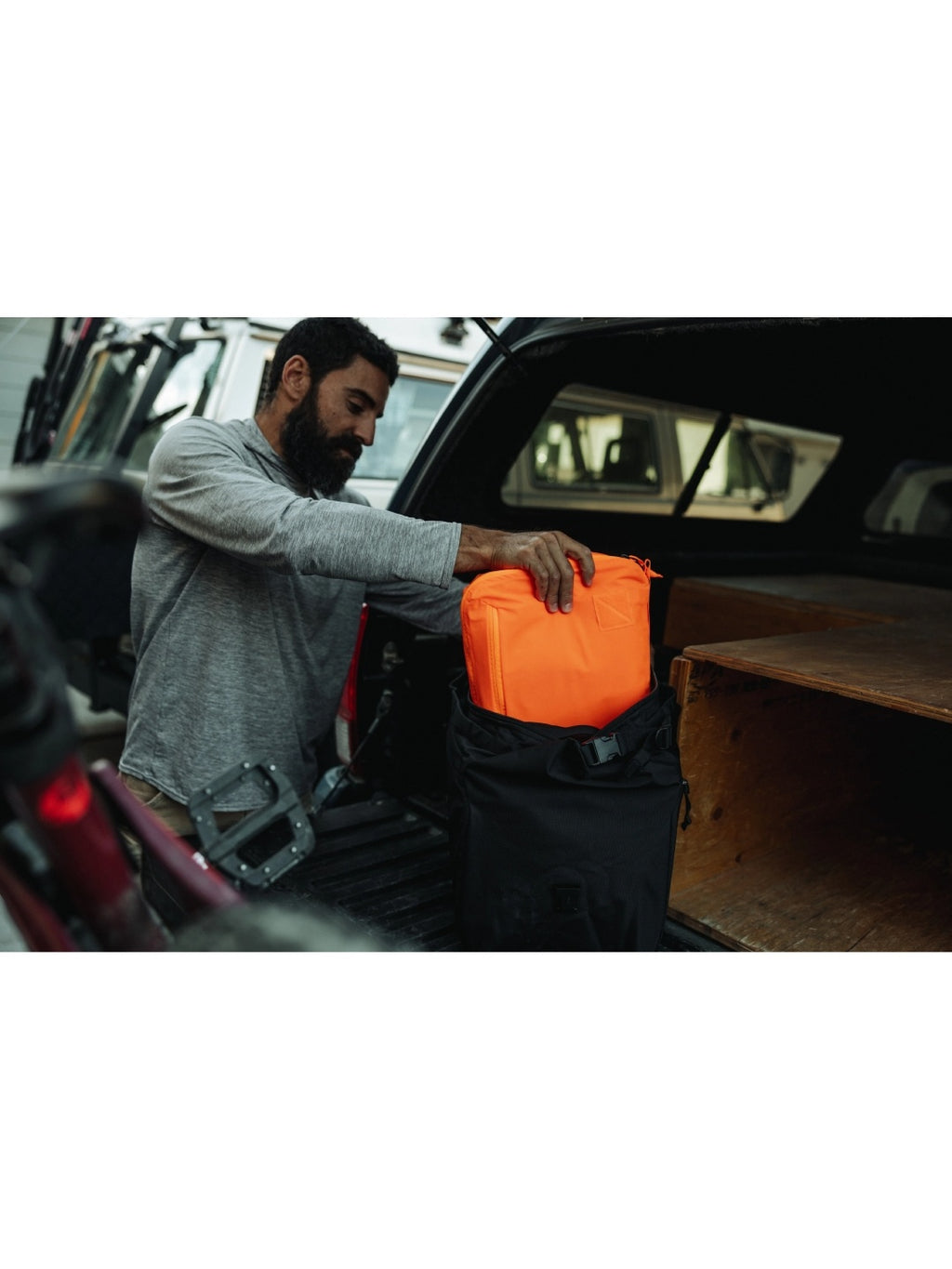 TRANSIT PACKING CUBE 10L #Hot Orange [TPC10]｜EVERGOODS