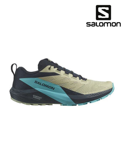 SENSE RIDE 5 #Alfalfa / Carbon / Peacock Blue [L47458500]｜SALOMON