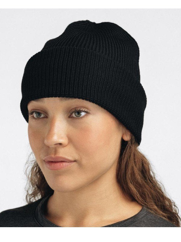 Flat Knit Balaclava Hat #Jet Black [109922]｜ACLIMA