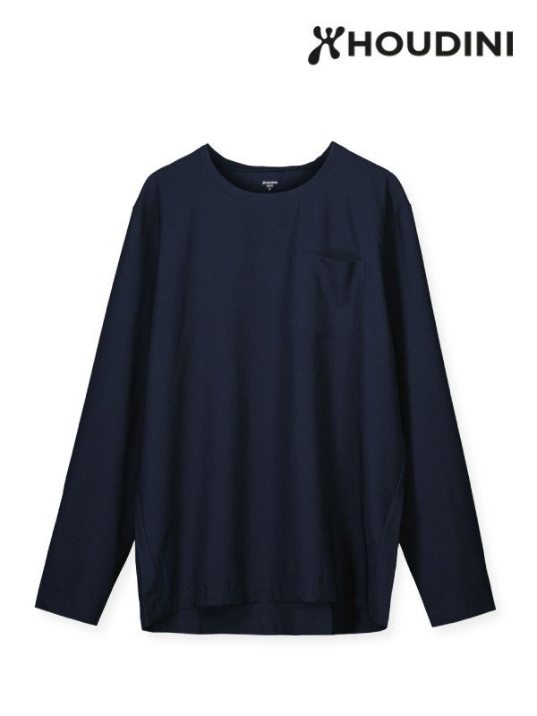 Men's Cover Crew #Blue Illusion [258694]｜HOUDINI