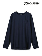 Men's Cover Crew #Blue Illusion [258694]｜HOUDINI