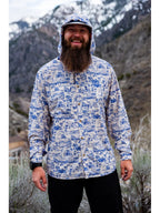 TRIPLE CROWN BUTTON DOWN LONG SLEEVE #Trail Madness Blue｜Jolly Gear