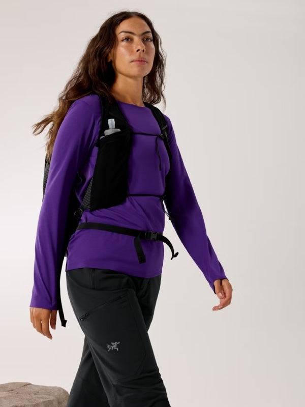 Women's Taema Crew LS #Azalea Heather [X00000691408]｜ARC'TERYX