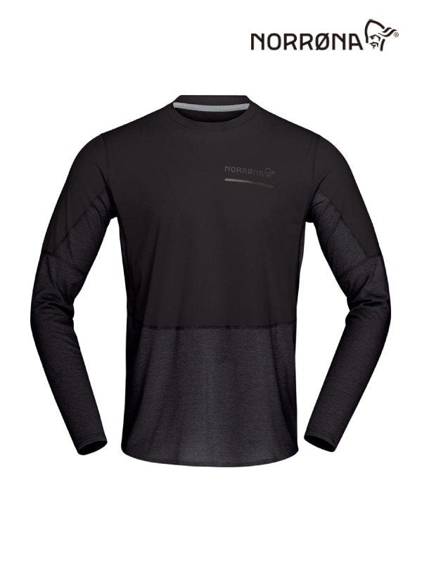 senja equaliser lightweight Long sleeve (M) #Caviar [5820-23]｜Norrona
