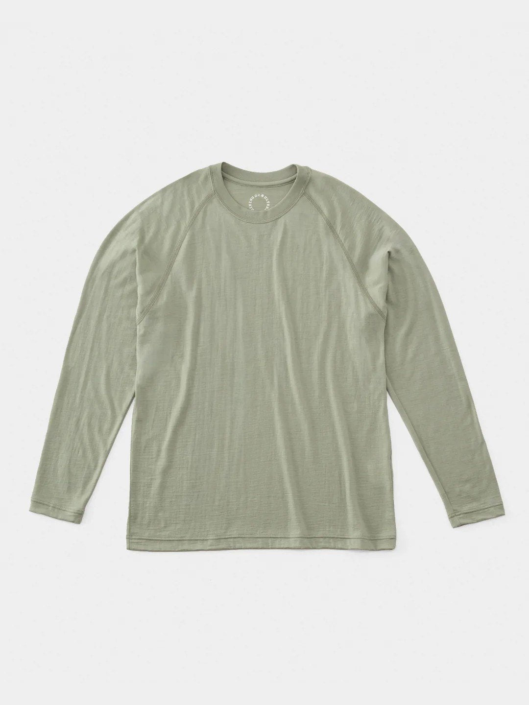 100% Light Merino Long Sleeve #Seagrass｜山と道
