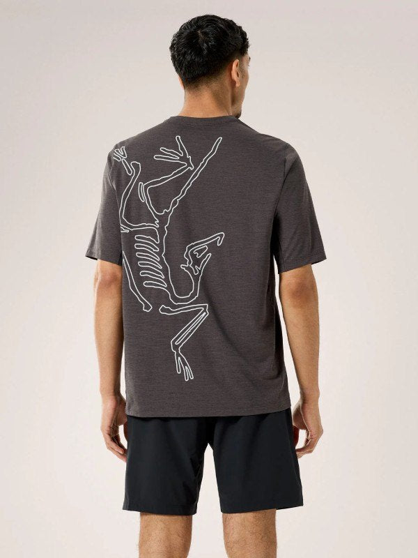 Cormac Arc'Bird Logo SS M #Black Heather [X00000799401]｜ARC'TERYX