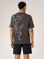 Cormac Arc'Bird Logo SS M #Black Heather [X00000799401]｜ARC'TERYX