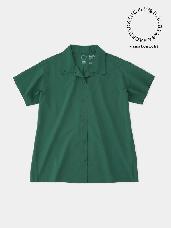 Woman's UL Short Sleeve Shirt #Green｜山と道