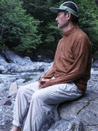 Cloud Half-Zip #marron｜milestone