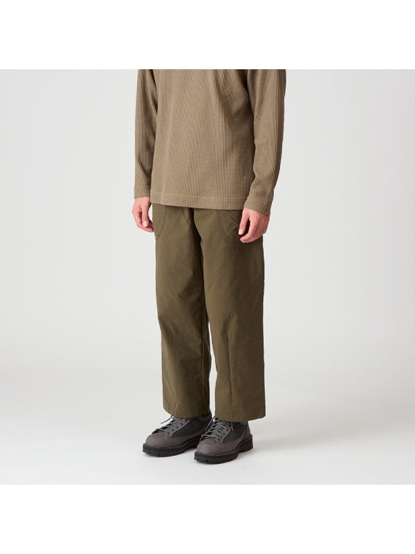 ヴィンテージナイロンのカーブパンツ #センザイチャ [022040]｜AXESQUIN