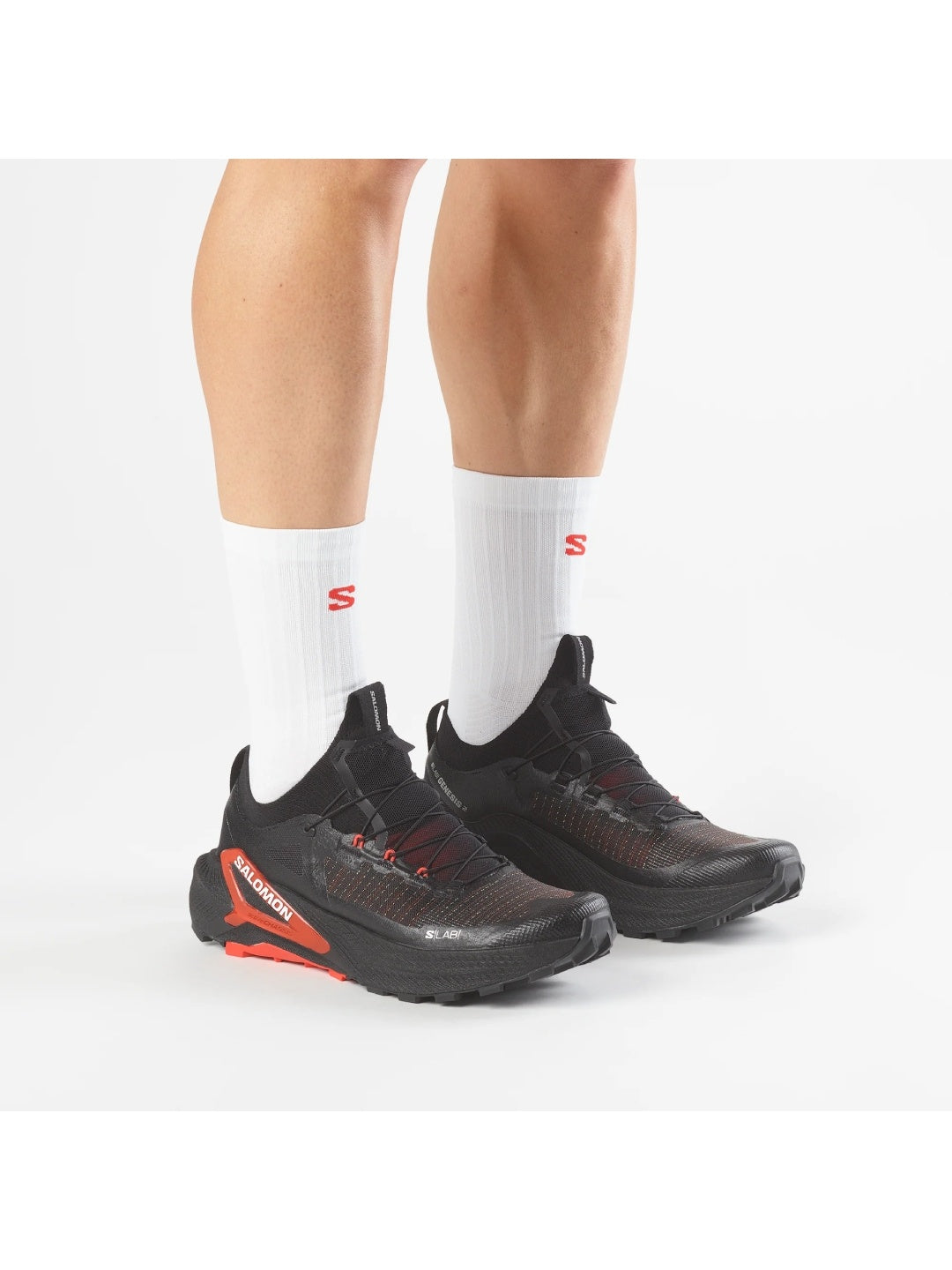 S/LAB GENESIS 2 #BLACK/BLACK/FIERY RED [L49190100]｜SALOMON