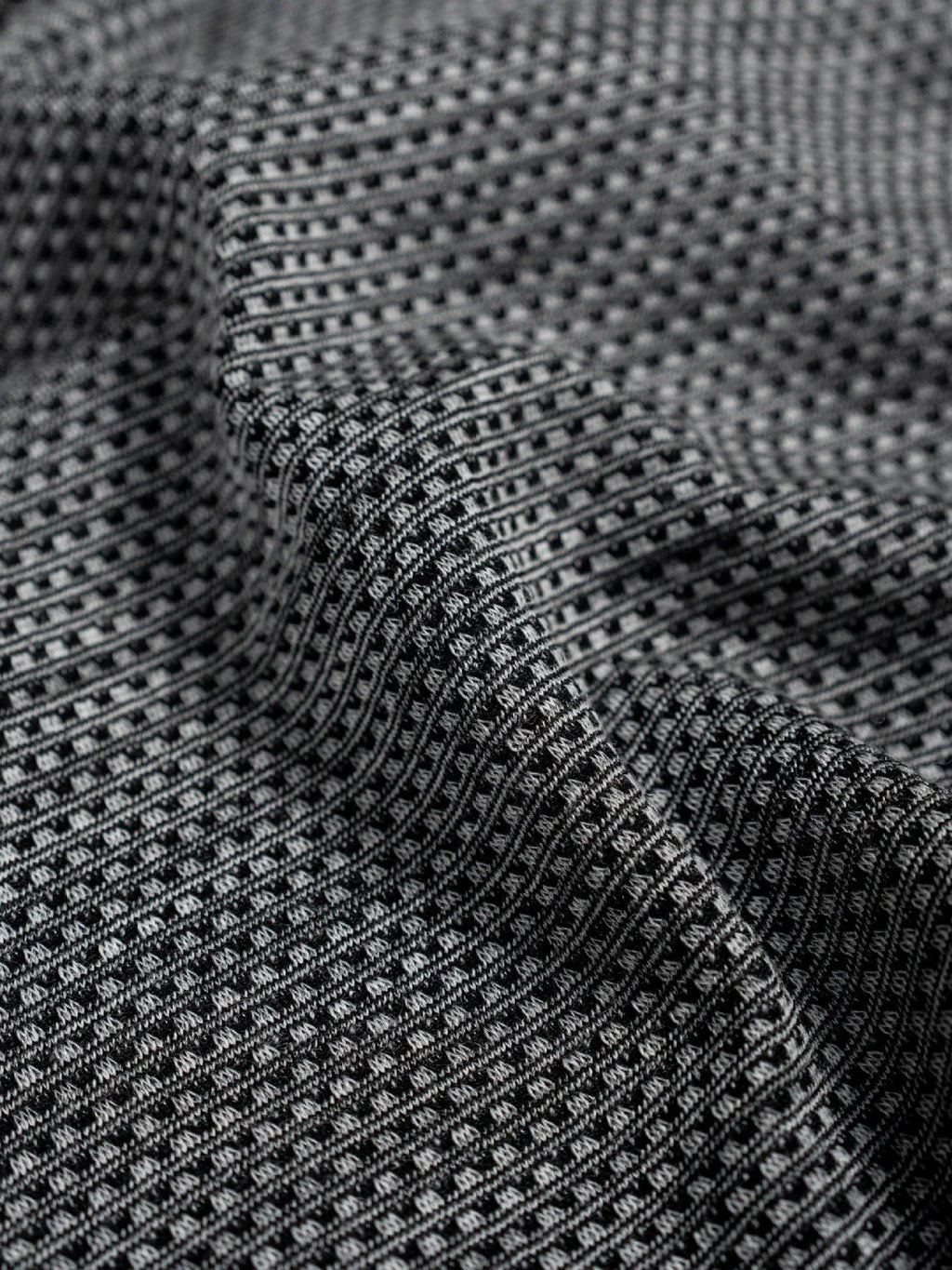 Wool Mesh T-shirt #STRATA GRAY [hu-10010]｜HERENESS