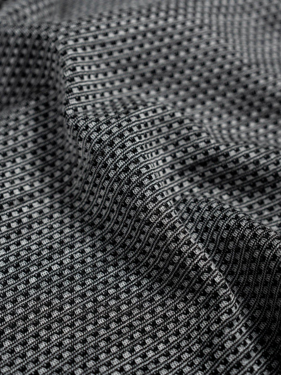 Wool Mesh T-shirt #STRATA GRAY [hu-10010]｜HERENESS