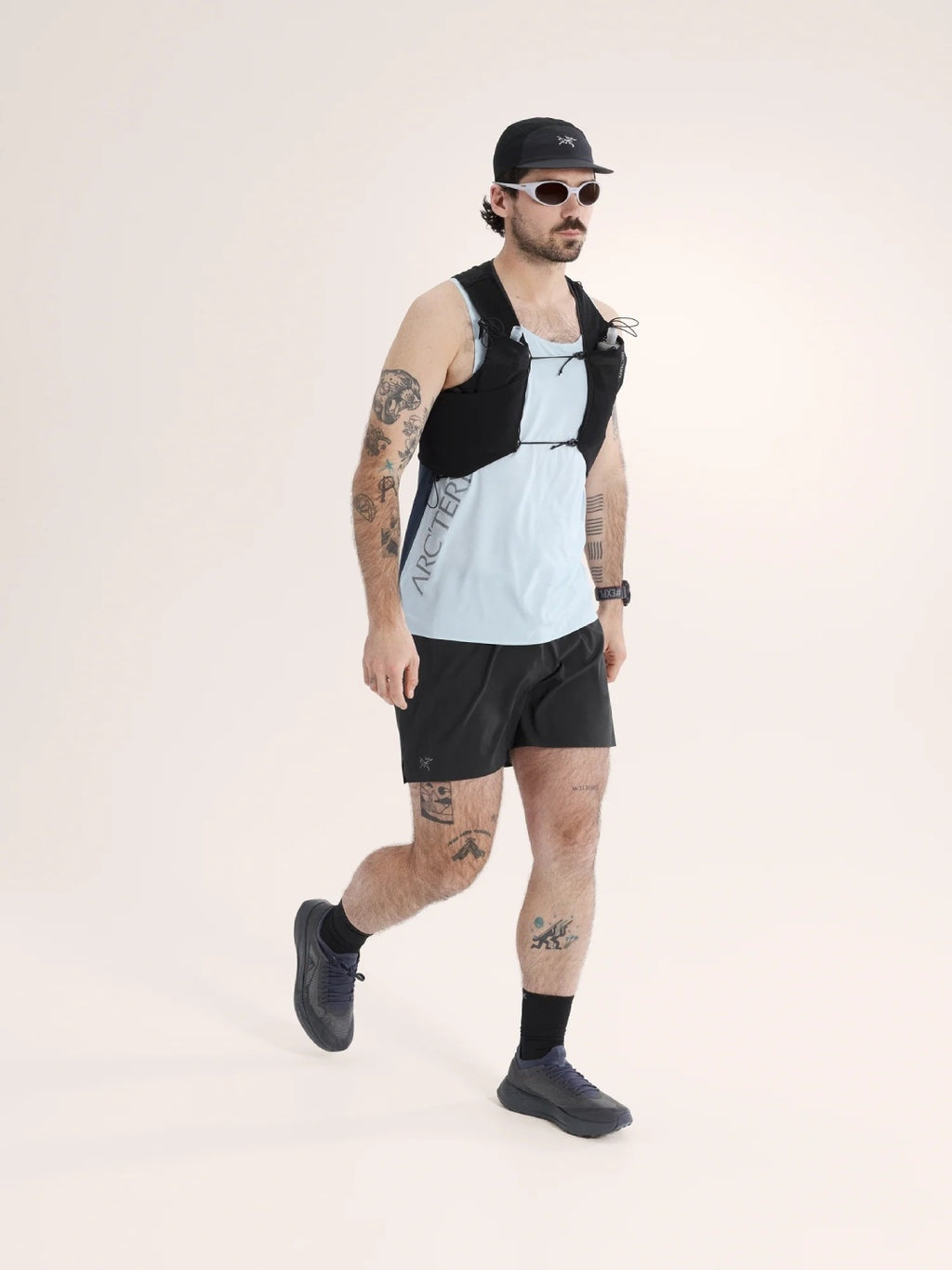 Norvan Downword Logo Tank #Alpine Blue / Dk Strat [X00001034402]｜ARC'TERYX