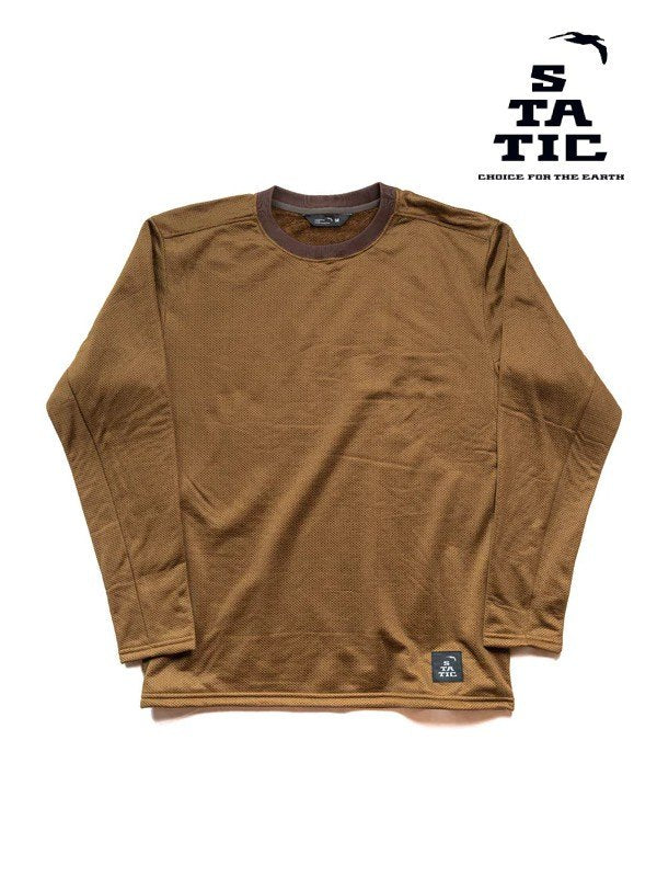 Adrift Crew #Olive Brown [25501]｜STATIC